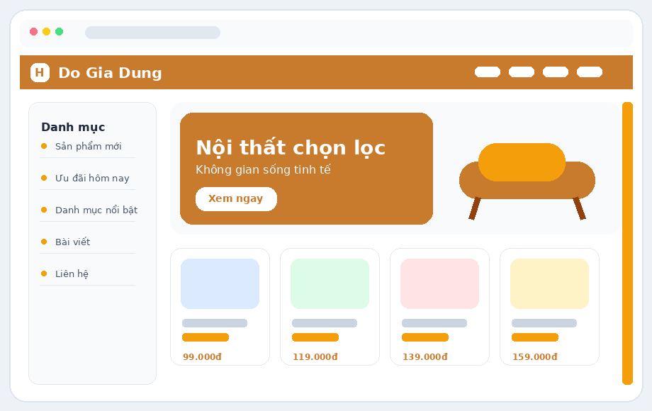 Đồ gia dụng Storefront