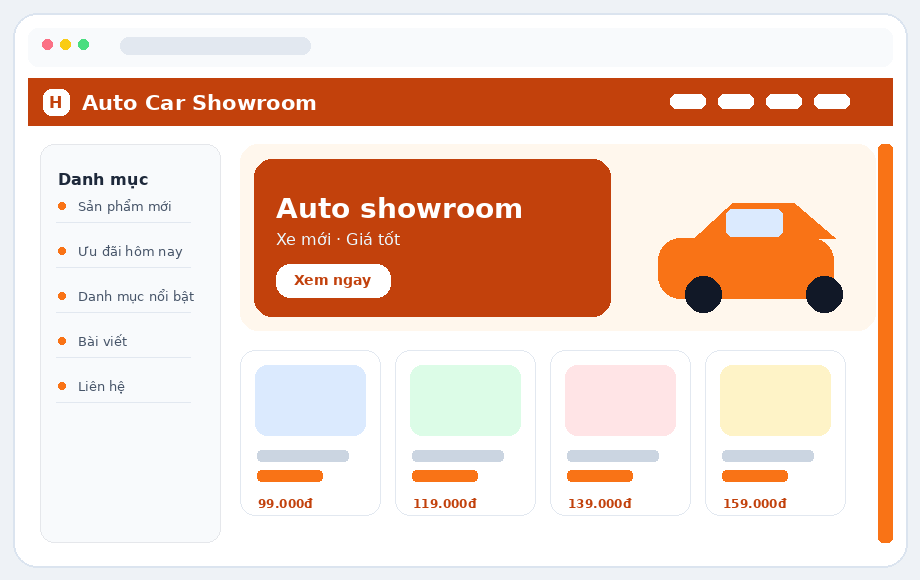 Auto Car Showroom