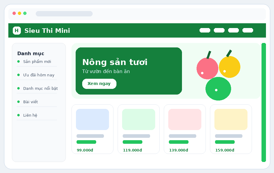 Siêu thị mini Storefront